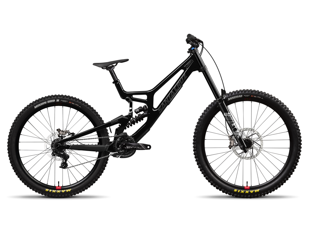 V10 DH X01 Enduro Mountain Bike - Gloss Black Sparkle
