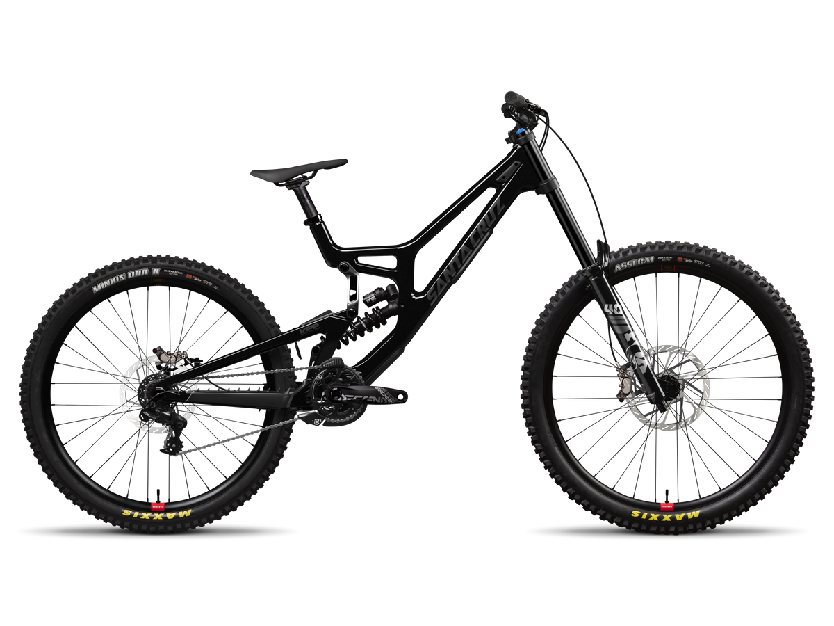 V10 DH X01 Enduro Mountain Bike - Gloss Black Sparkle