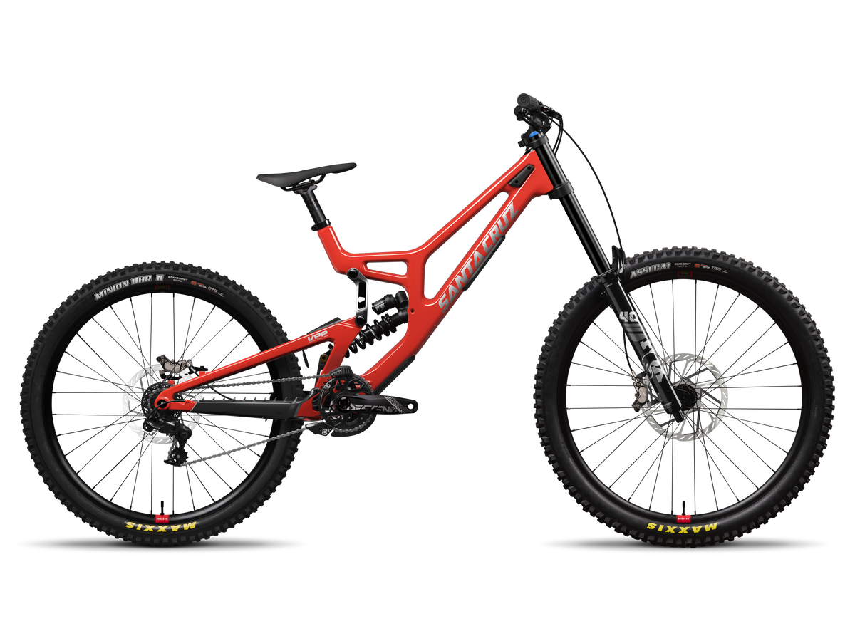 V10 DH S Enduro Mountain Bike - Gloss Red