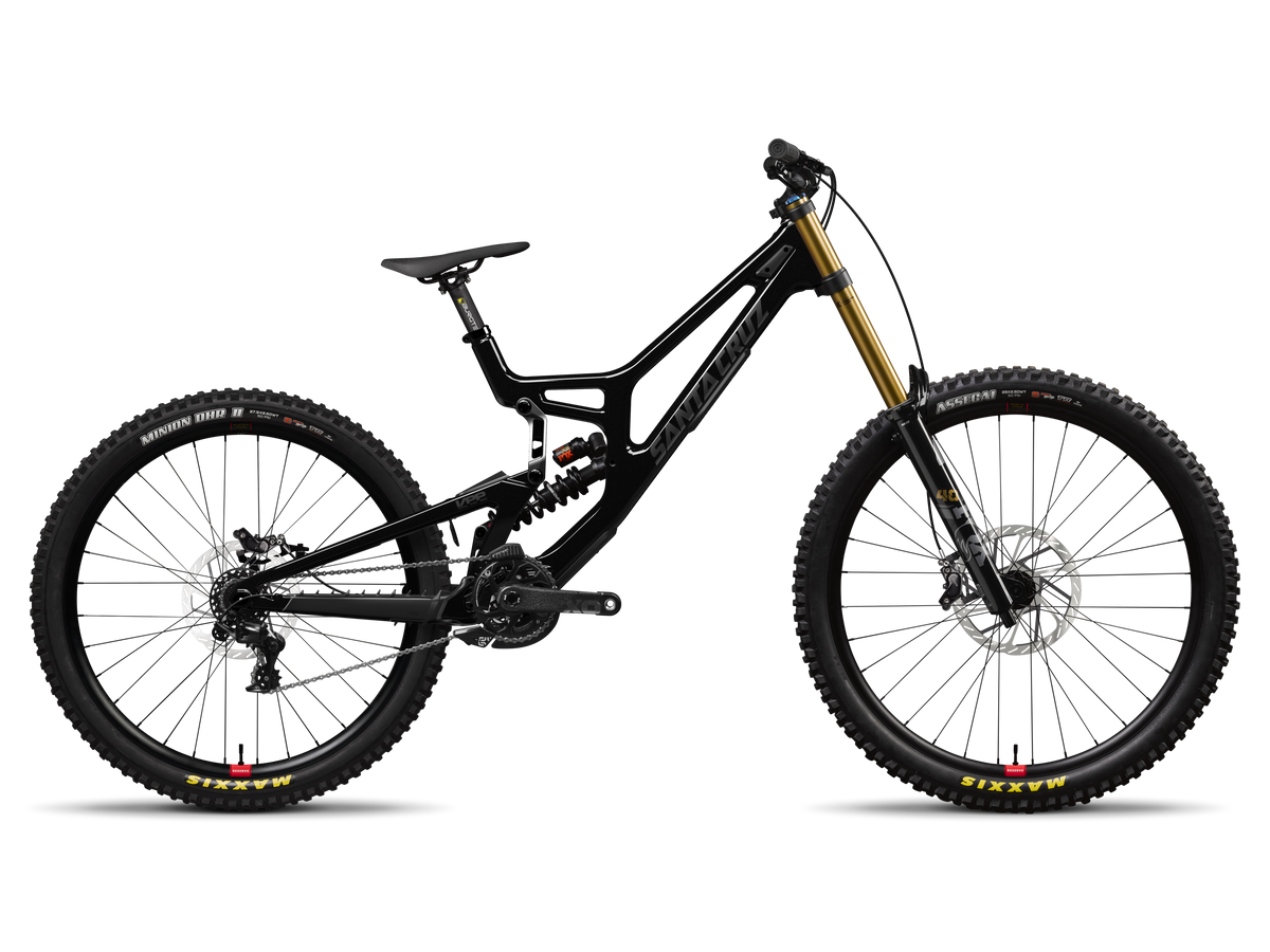 V10 DH X01 Enduro Mountain Bike - Gloss Black Sparkle