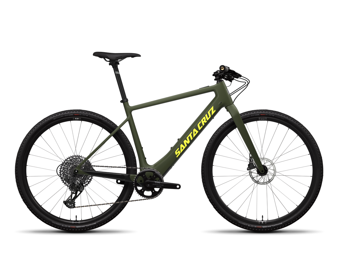 Skitch GX AXS Electric Mountain Bike - Matte Olive Green
