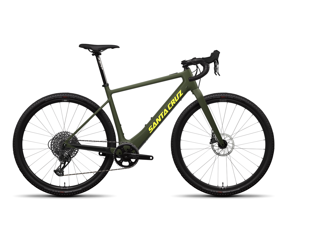 Skitch GX AXS Electric Mountain Bike - Matte Olive Green