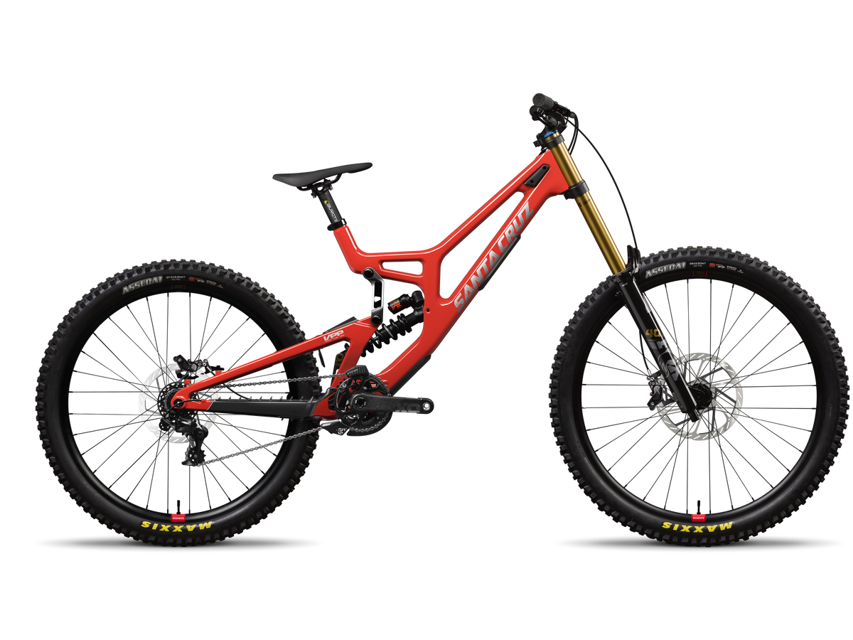 V10 DH S Enduro Mountain Bike - Gloss Red