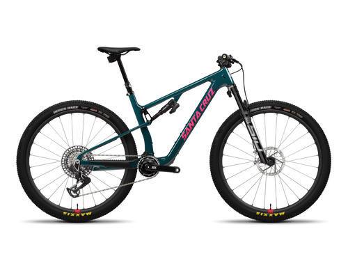 Blur XX AXS FA RSV Cross-Country Mountain Bike - Gloss Dark Teal
