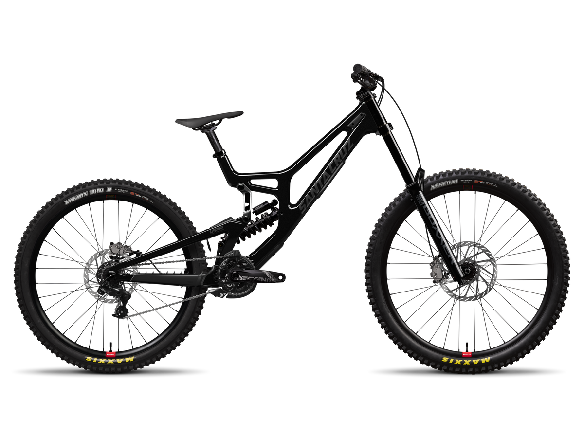 V10 DH X01 Enduro Mountain Bike - Gloss Black Sparkle