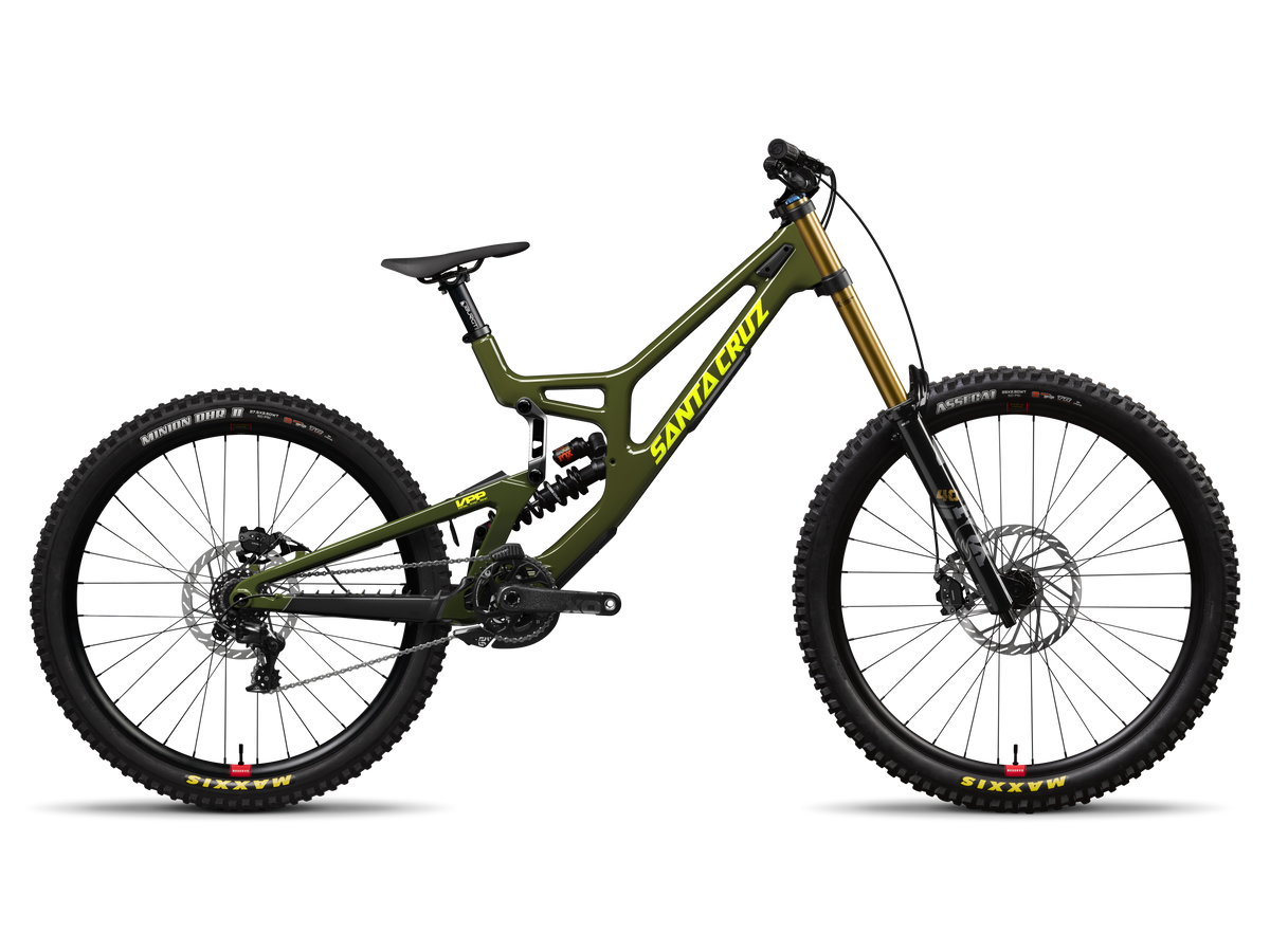 V10 DH S Enduro Mountain Bike - Gloss Kelp Green