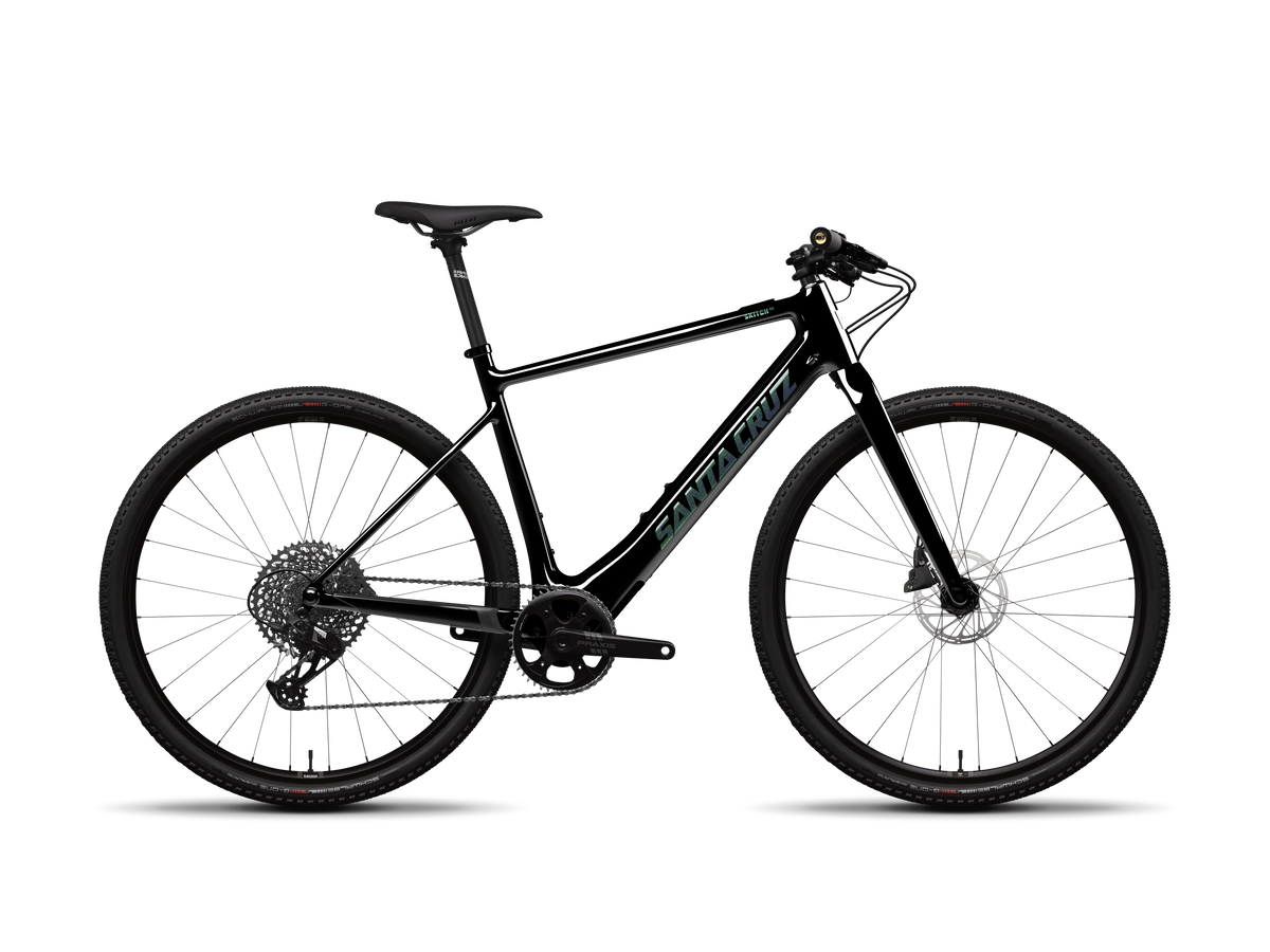 Skitch Apex Flat Bar Electric Mountain Bike - Oxblood