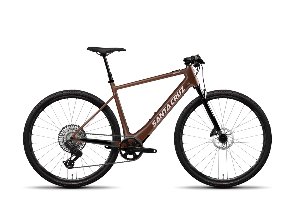 Skitch GX AXS Flat Bar Electric Mountain Bike - Matte Olive Green