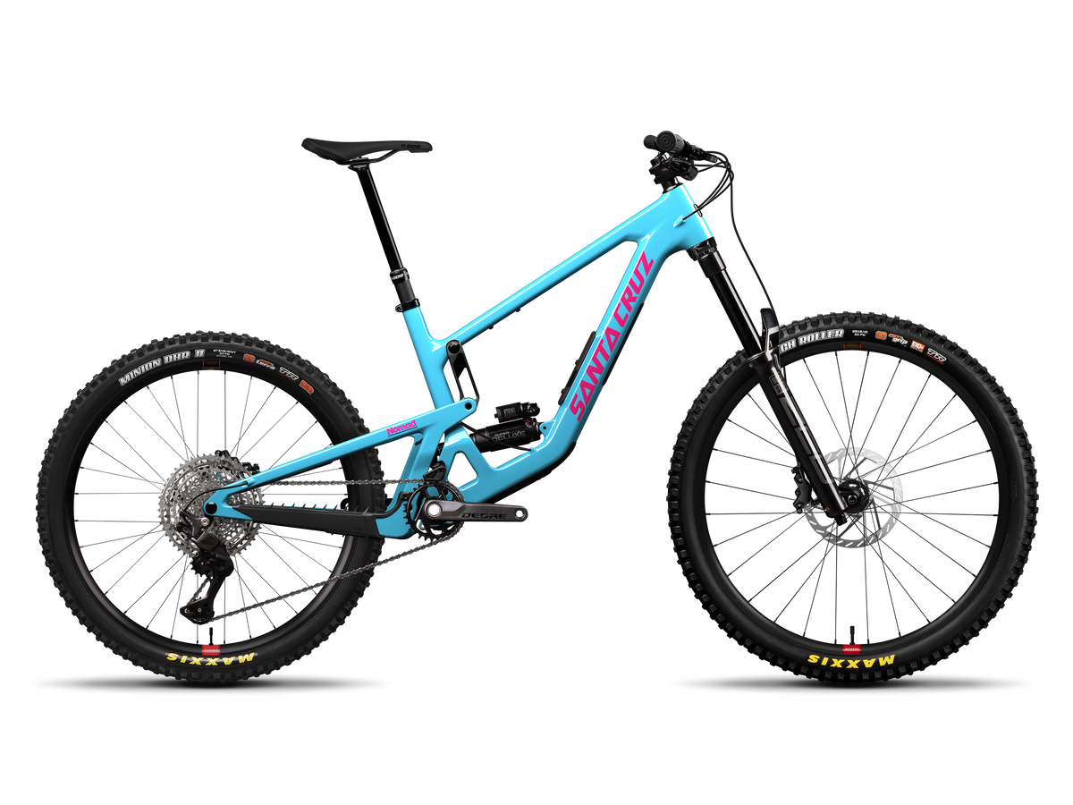 Nomad X0 AXS RSV Coil Enduro Mountain Bike - Gloss Aqua Magenta