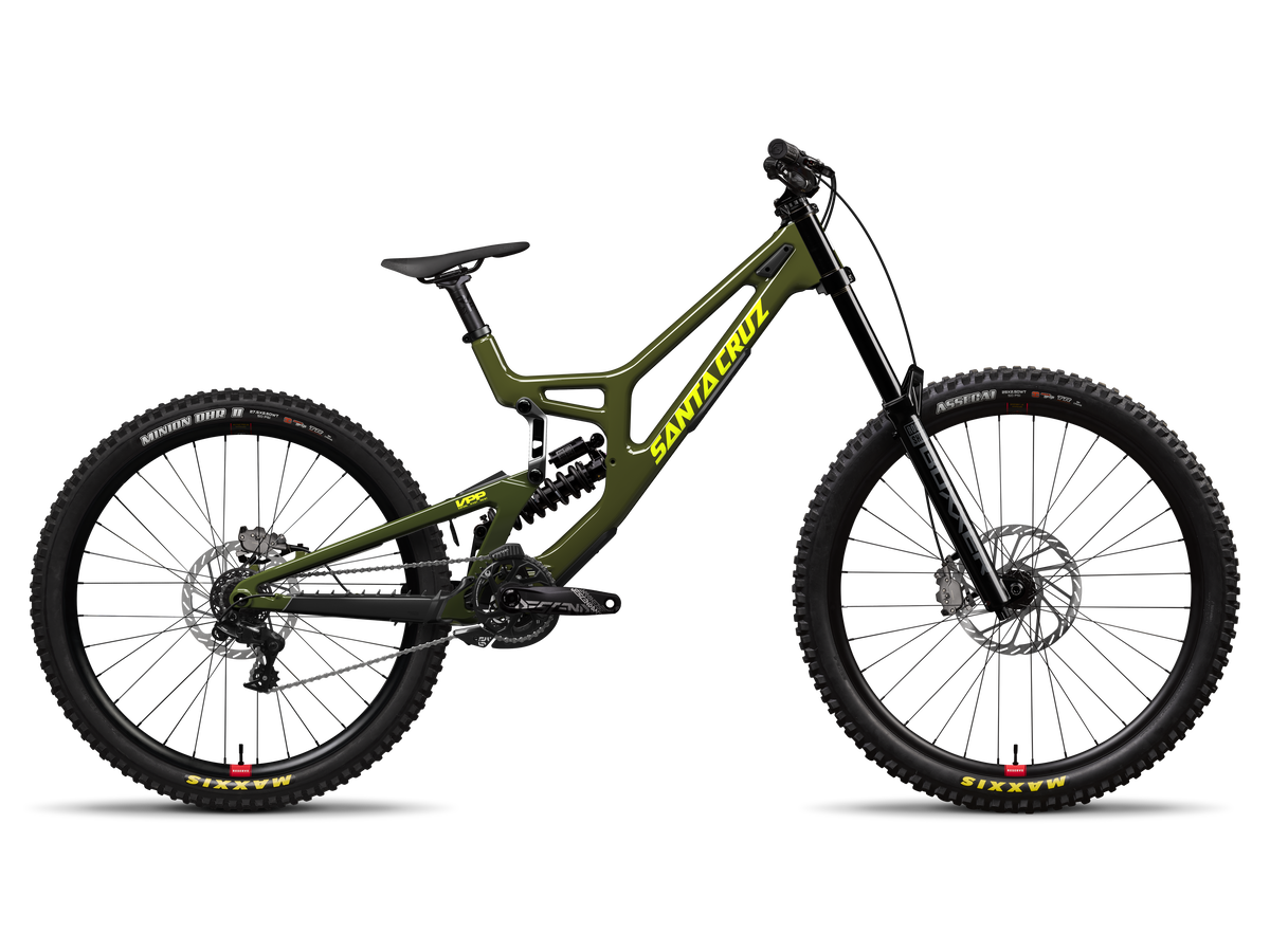 V10 DH S Enduro Mountain Bike - Gloss Kelp Green