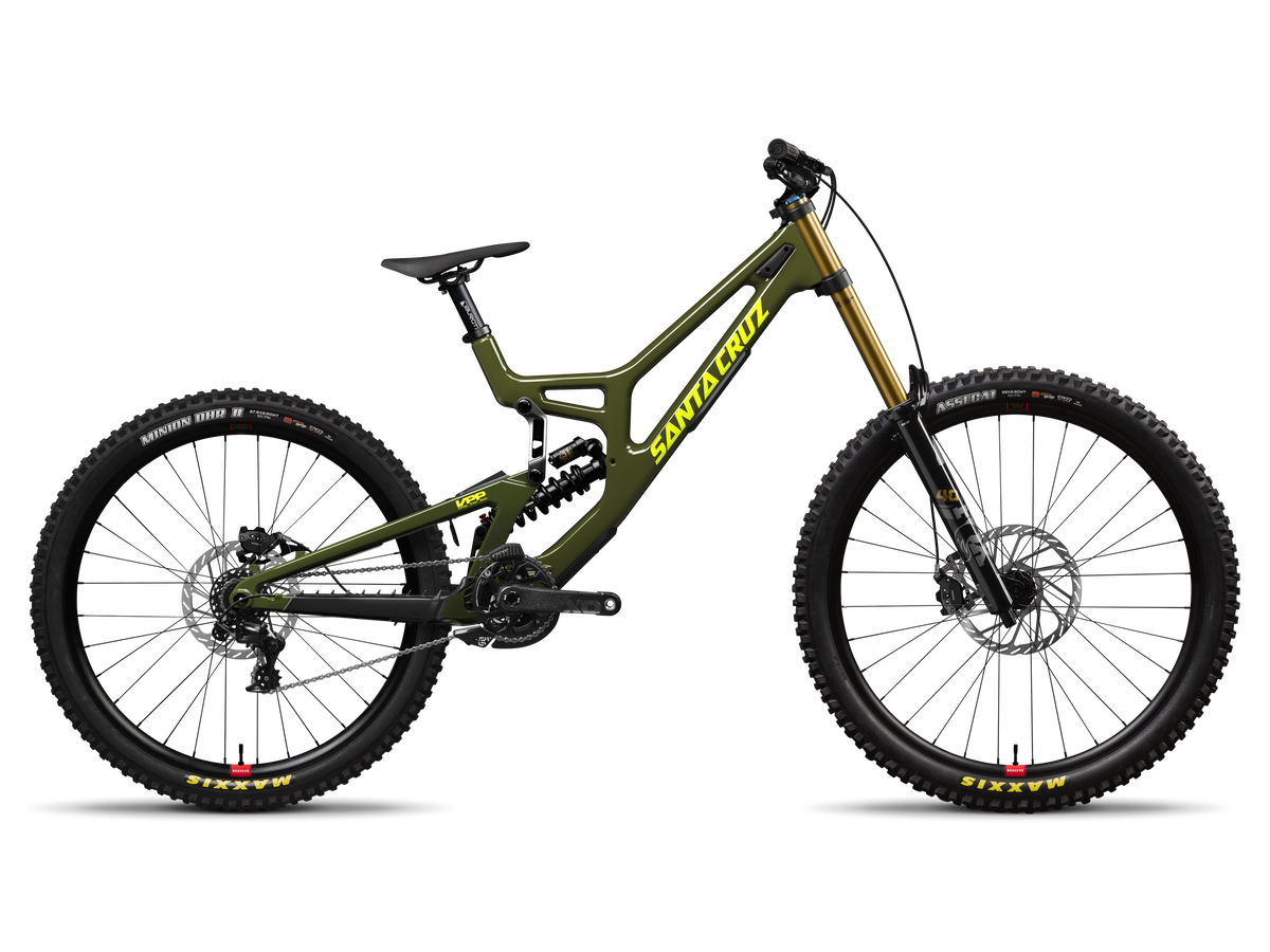 V10 DH S Enduro Mountain Bike - Gloss Kelp Green