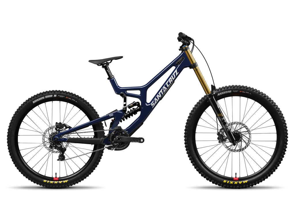 V10 DH X01 Enduro Mountain Bike - Gloss Liquid Blue