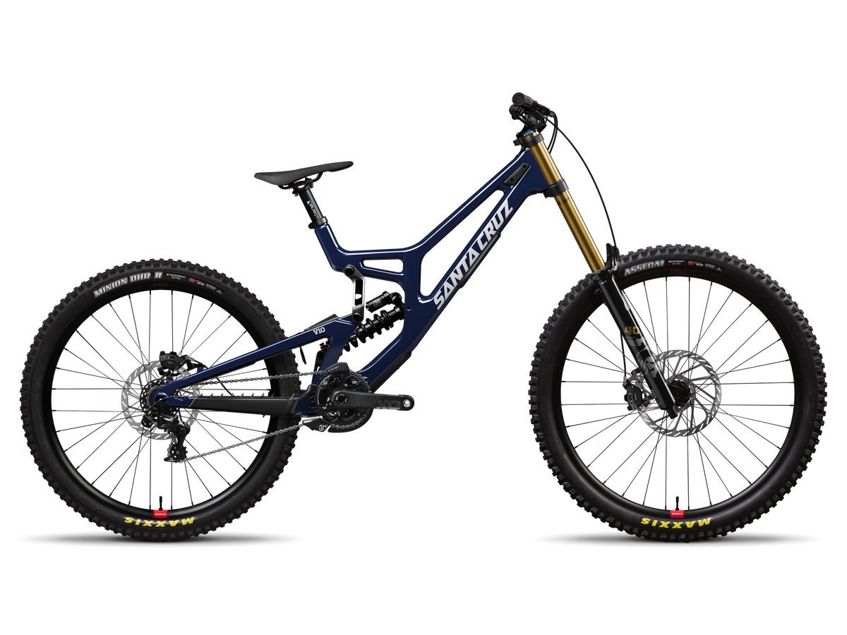 V10 DH X01 Enduro Mountain Bike - Gloss Liquid Blue